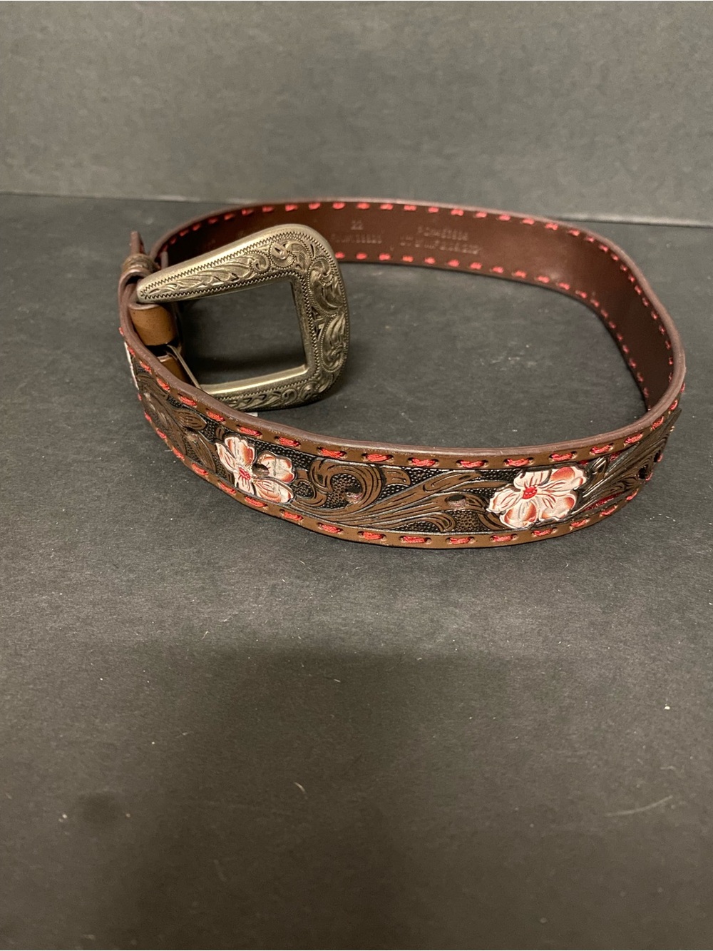 Shyanne genuine leather size 22 girls belt
